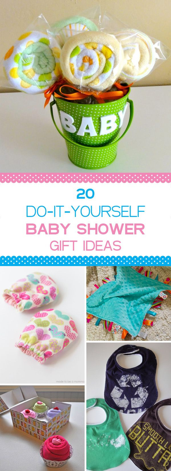 Crafty Baby Shower Gift Ideas
 20 Unique and Creative DIY Baby Shower Gift Ideas