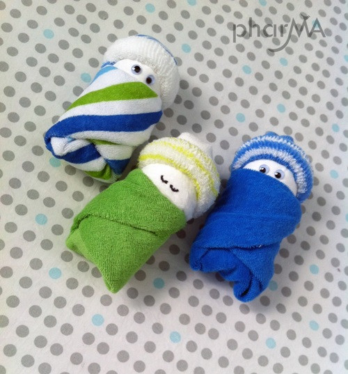 Crafty Baby Shower Gift Ideas
 DIY Cute Diaper Babies for Baby Shower
