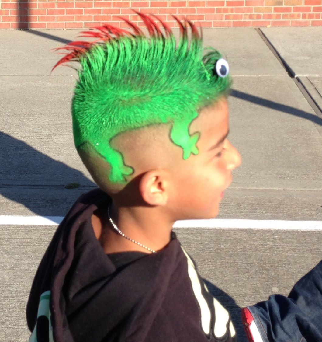 Crazy Hairstyles For Kids
 Lizard for crazy hair day