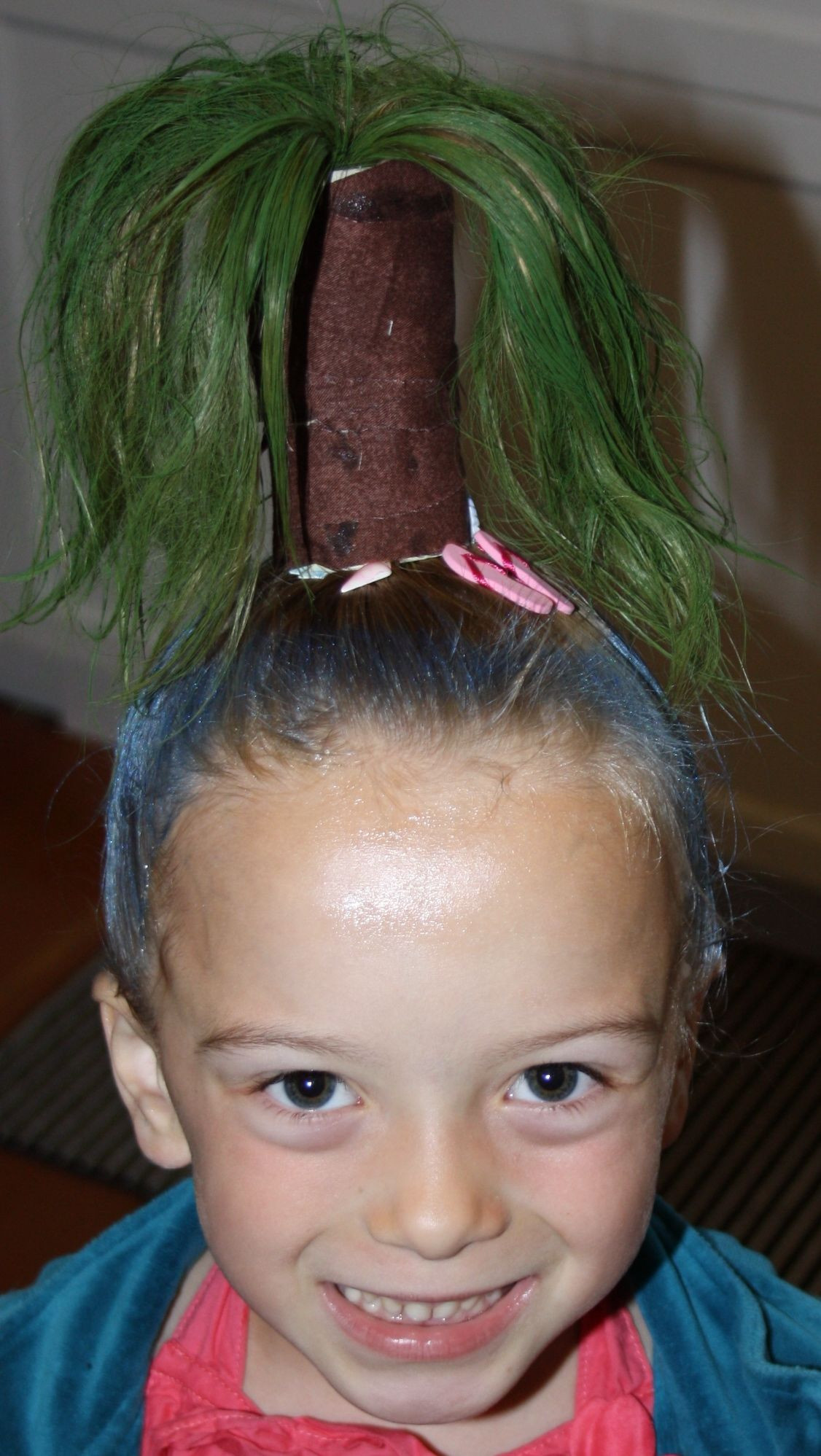 Crazy Hairstyles For Kids
 Crazy Hair Day She s a tropical island Can you