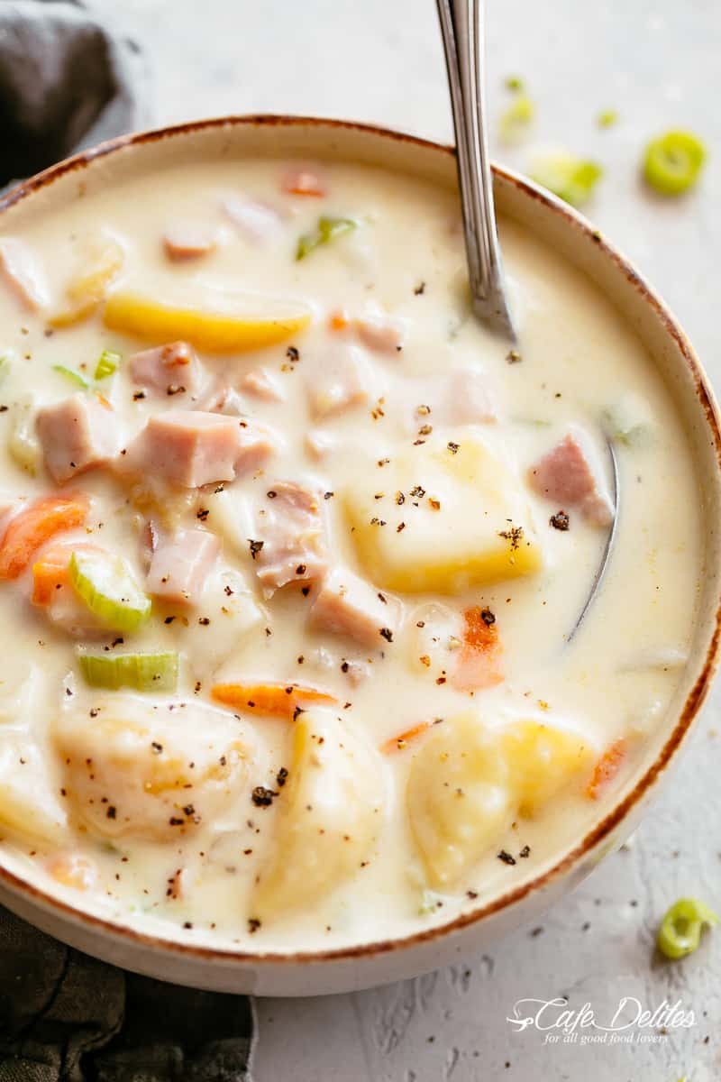 Cream Of Potato Soup Recipe
 Creamy Ham Potato Soup Cafe Delites