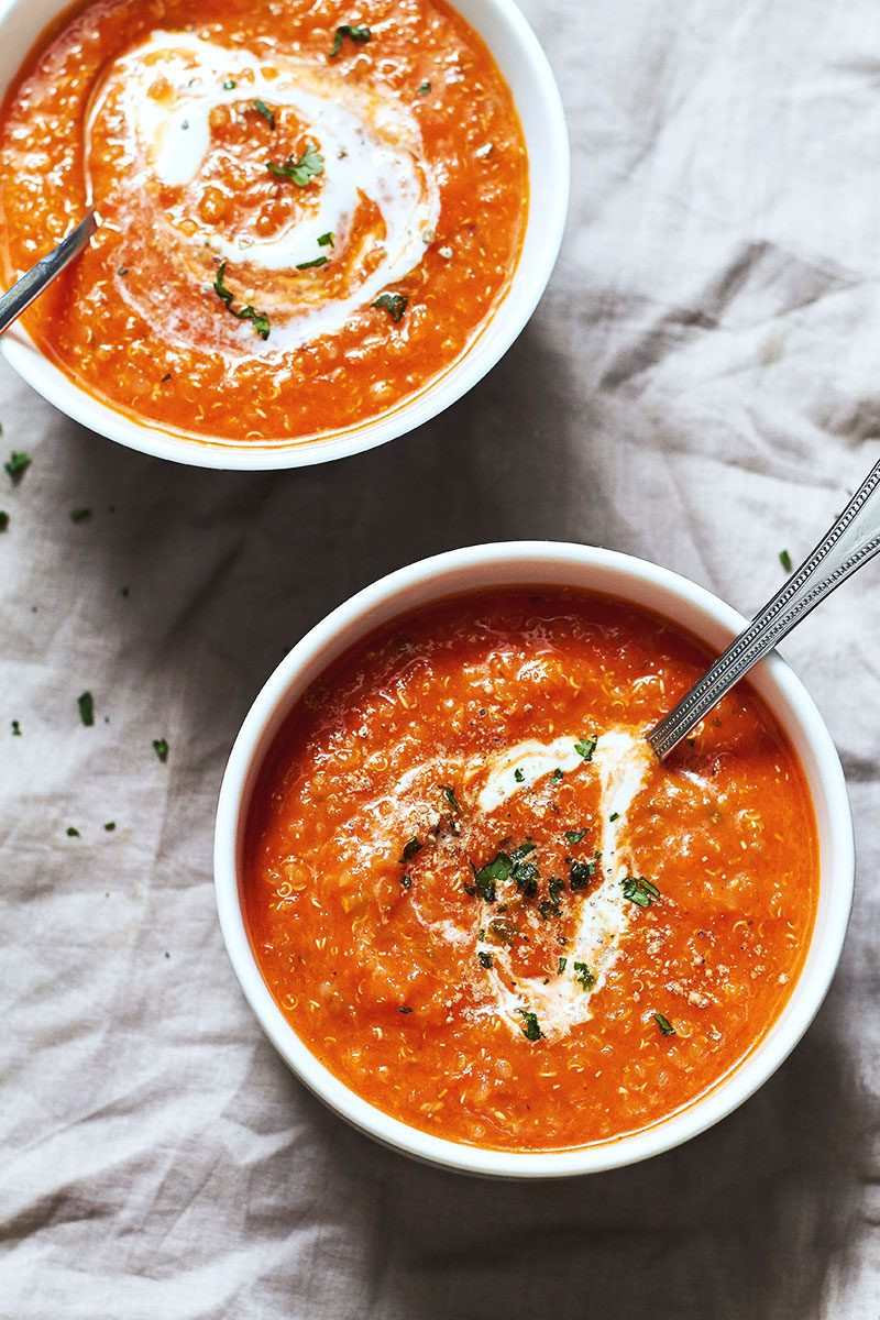 Creamy Tomato Soup Recipe
 Creamy Tomato Quinoa Soup Recipe — Eatwell101