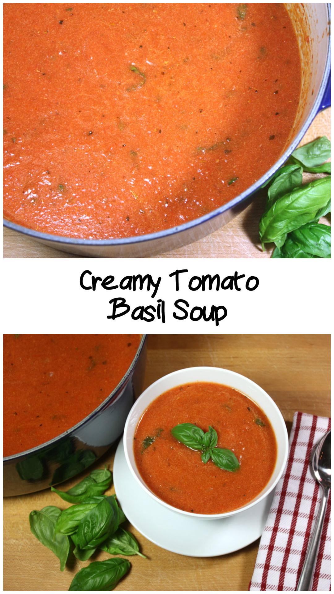 Creamy Tomato Soup Recipe
 Creamy Tomato Basil Soup Don t Sweat The Recipe