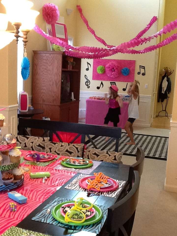 Create A Kids Party
 Dance Party Birthday Party Ideas 6 of 38