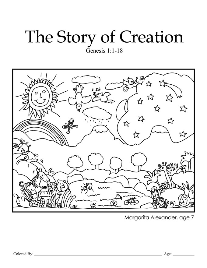 Creation Coloring Pages For Toddlers
 creation coloring pages for preschoolers