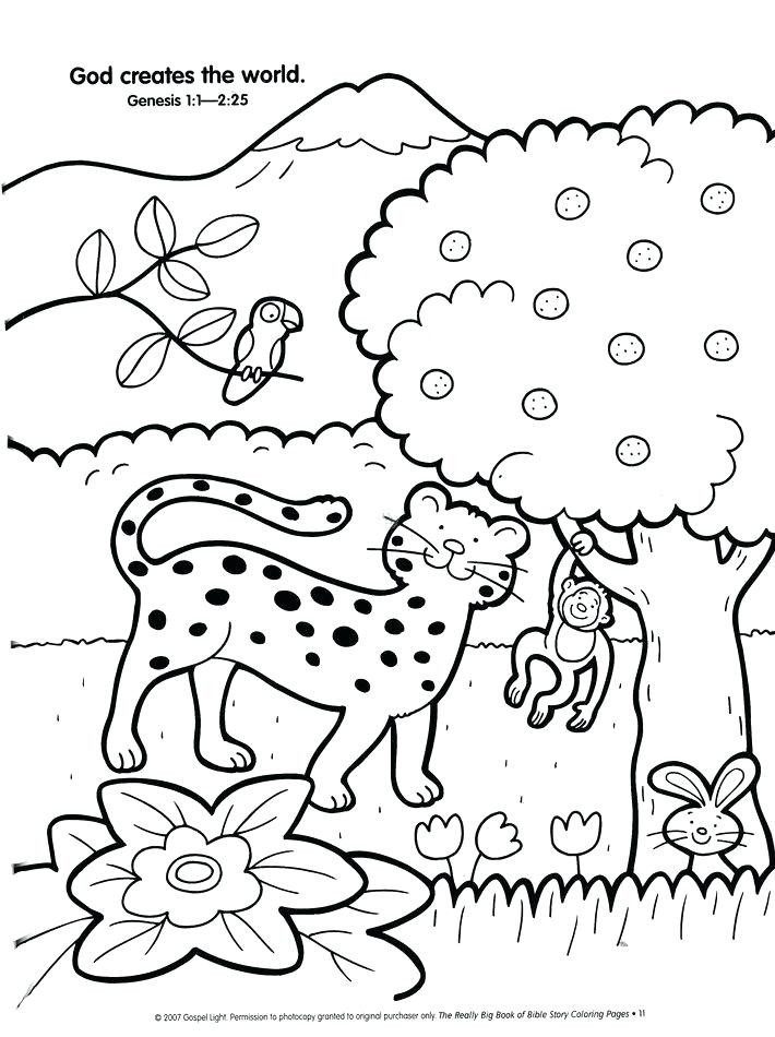 Creation Coloring Pages For Toddlers
 7 Days Creation Drawing at GetDrawings