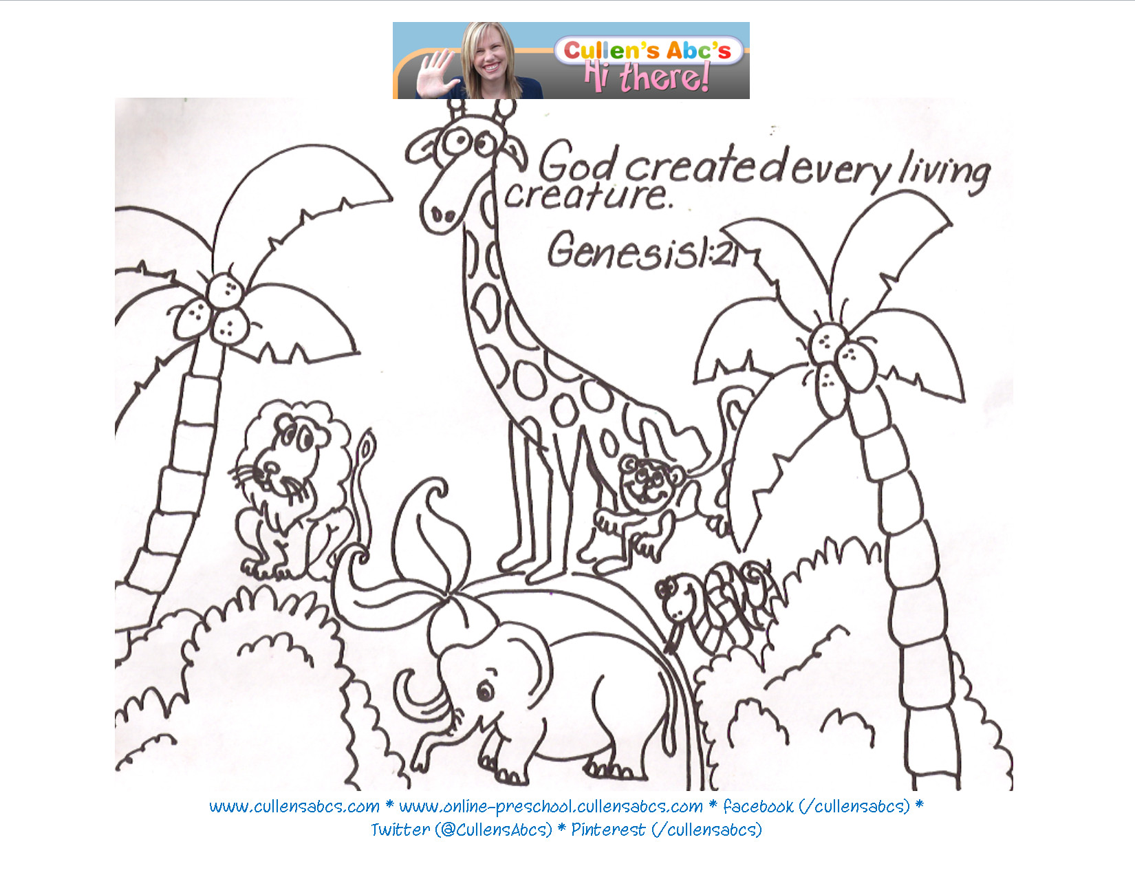 Creation Coloring Pages For Toddlers
 Coloring Pages The Story Creation Coloring Home
