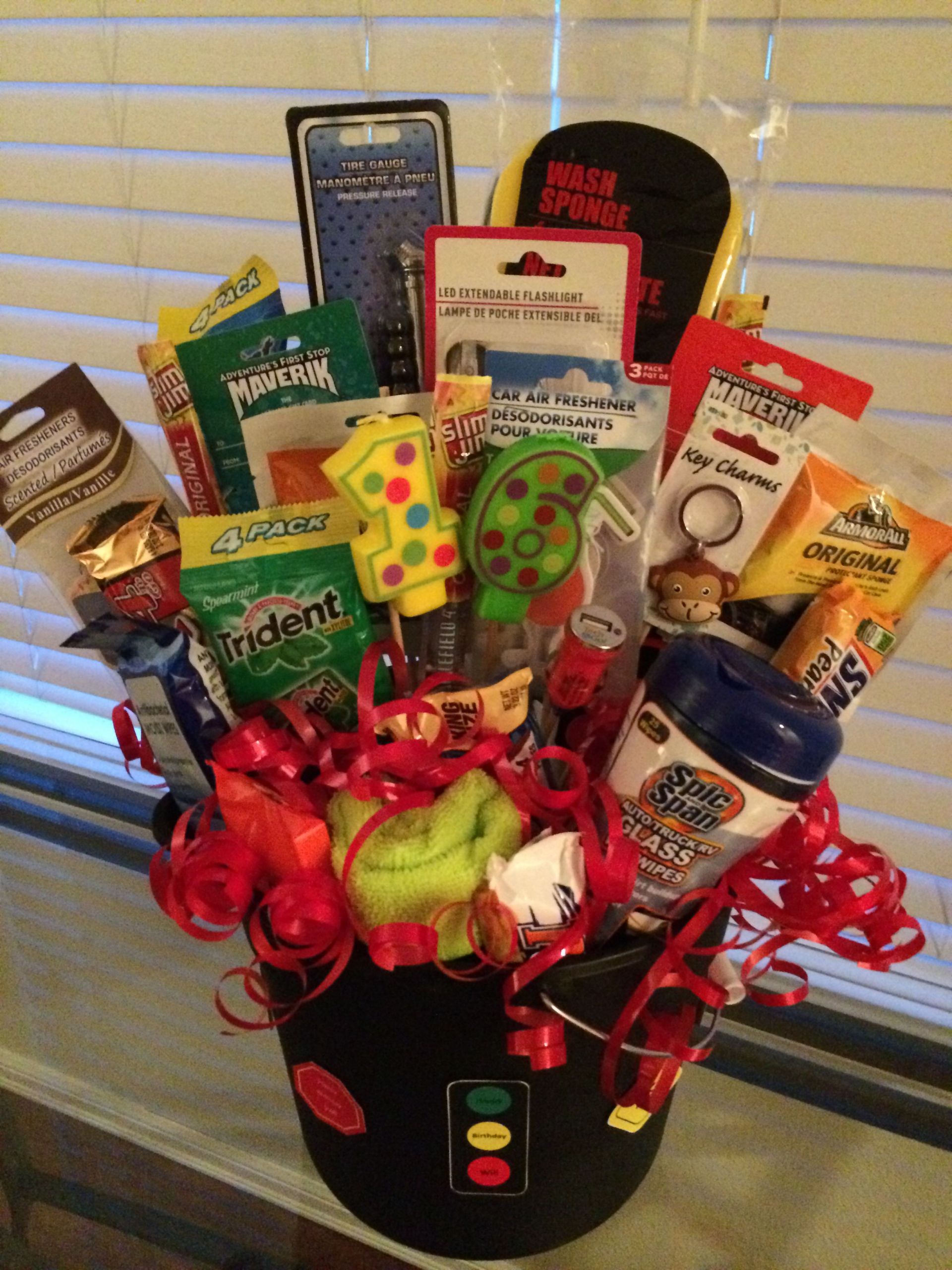 Creative 16Th Birthday Gift Ideas For Boys
 New driver bouquet