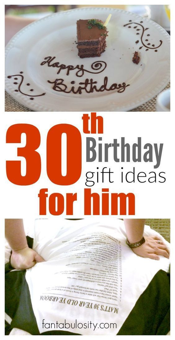 Creative 30Th Birthday Gift Ideas For Her
 30th Birthday Gift Ideas for Him