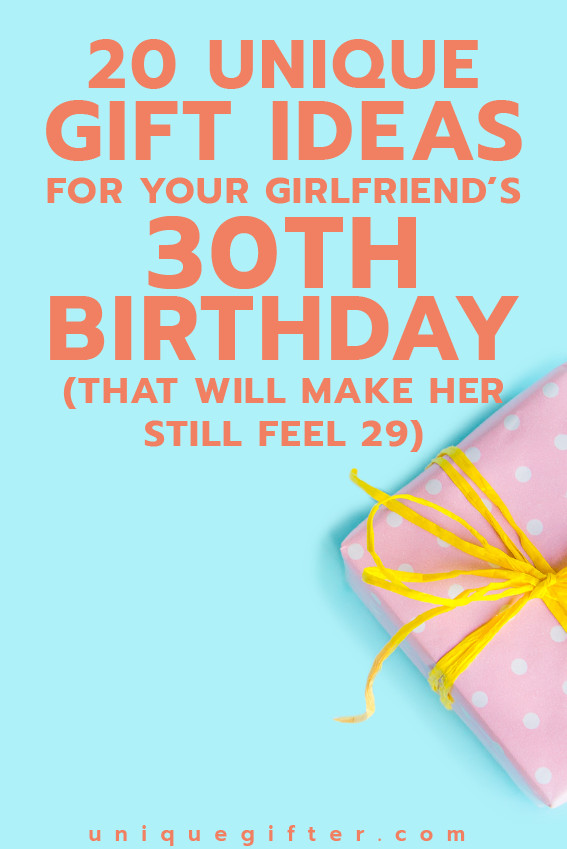 Creative 30Th Birthday Gift Ideas For Her
 20 Gift Ideas for Your Girlfriend s 30th Birthday that