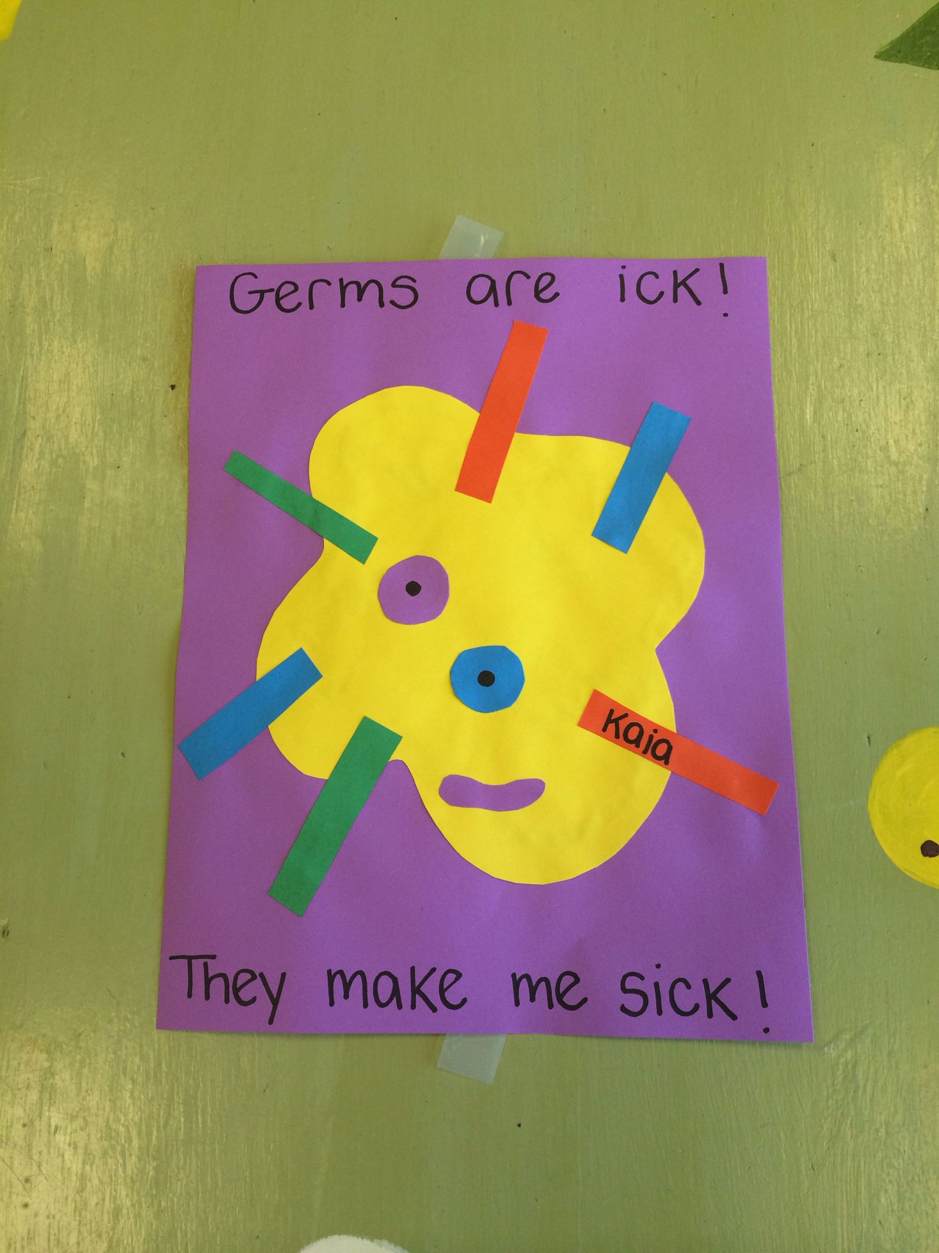 Creative Activities For Preschoolers
 We made our own germs The kids loved ting to be