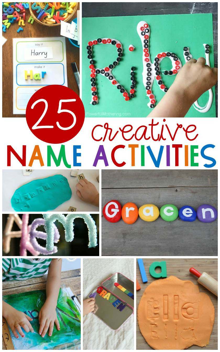 Creative Activities For Preschoolers
 Creative and Fun Name Activities for Early Learners
