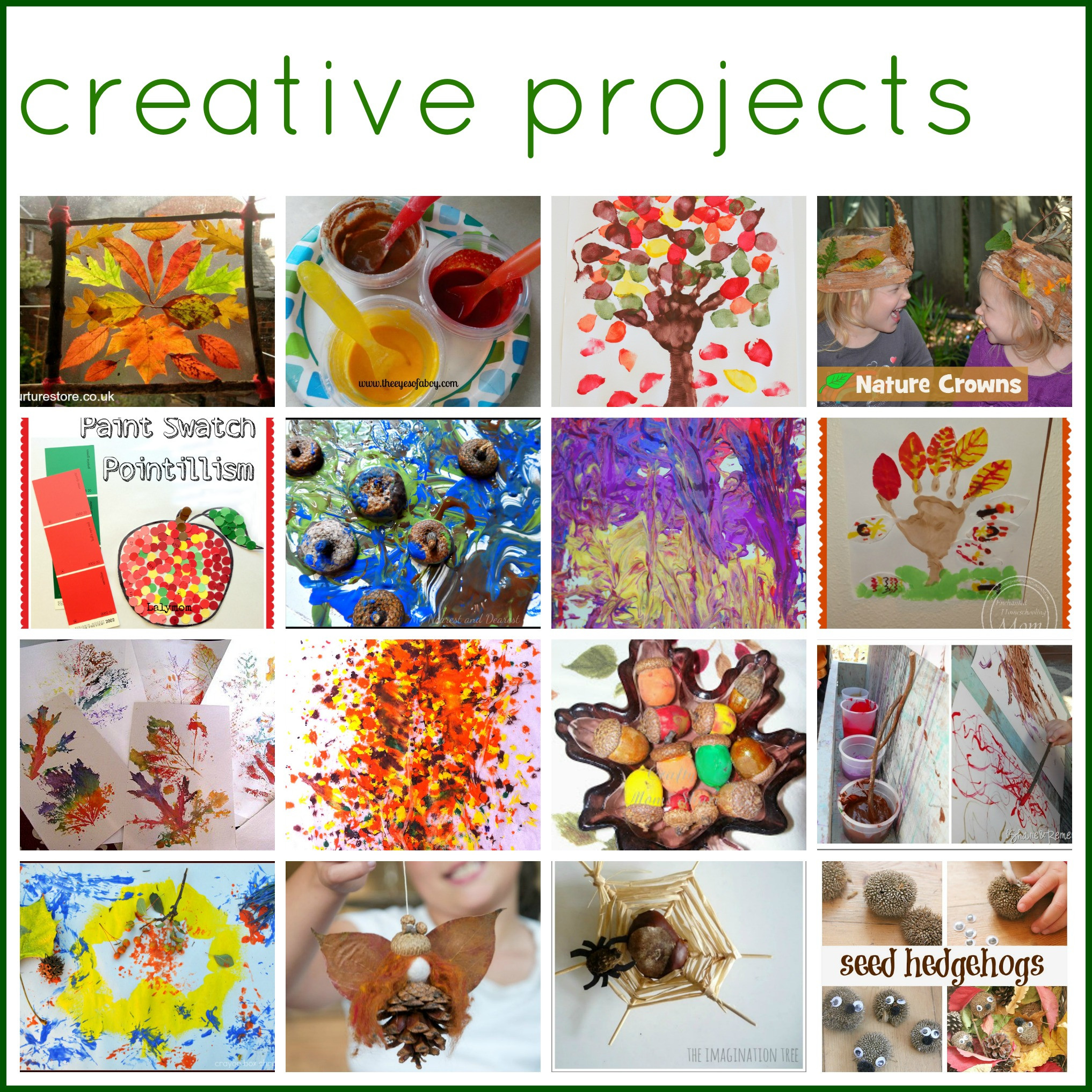 Creative Activities For Preschoolers
 50 Autumn Play and Art Activities for Kids The