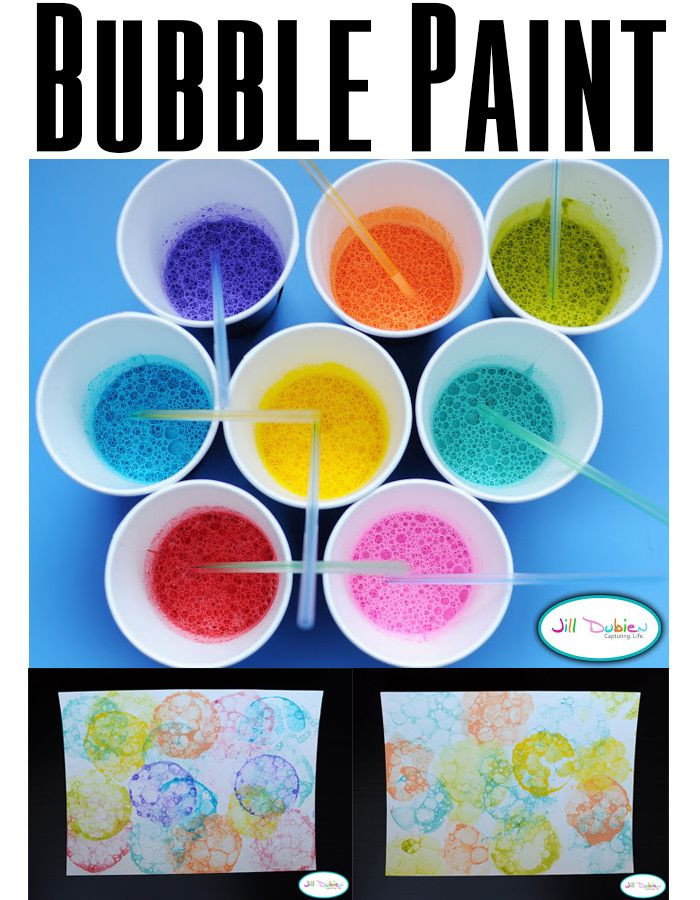 Creative Activities For Preschoolers
 How to make bubble paint