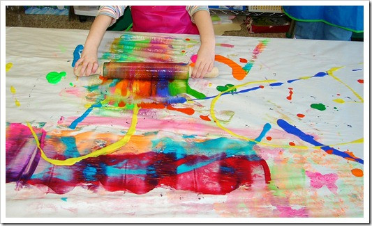 Creative Art Activities For Preschoolers
 Casa Maria s Creative Learning Zone Rolling Pin Painting