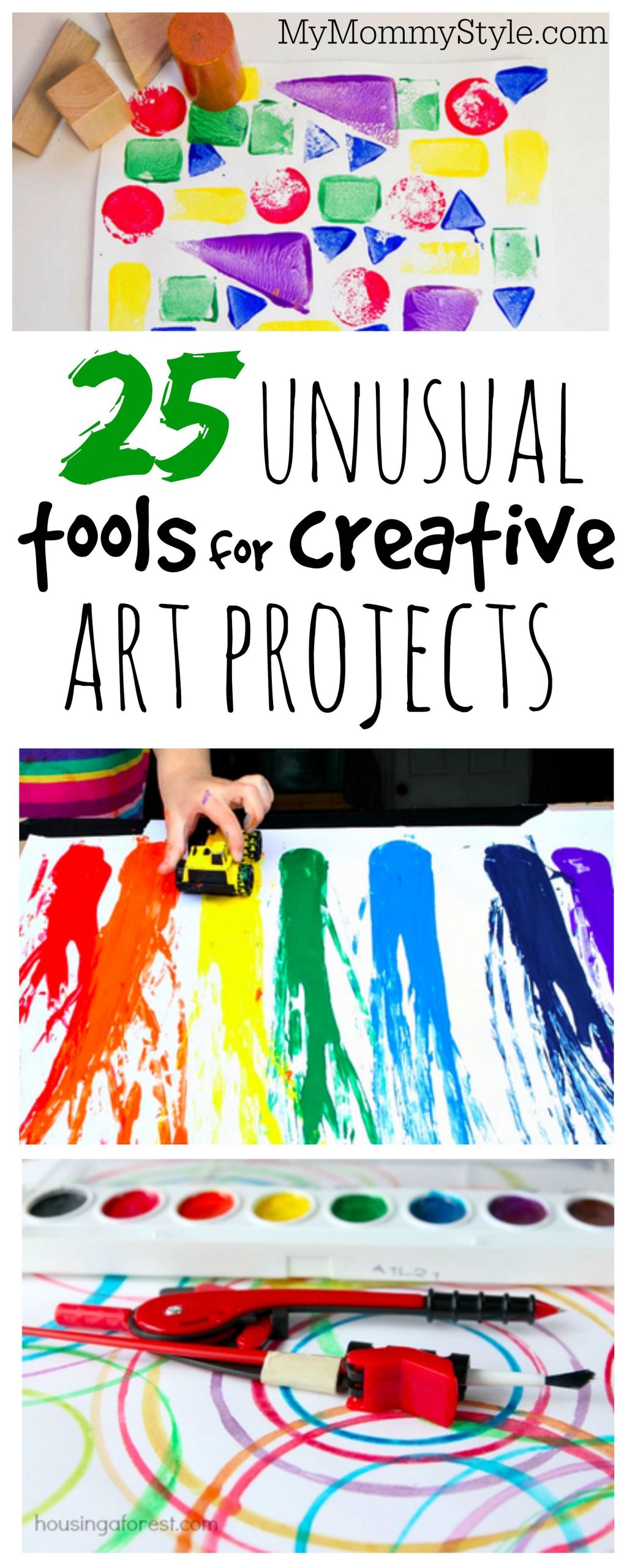 Creative Art For Toddlers
 25 Unusual Tools for Creative Art Projects Kids Art