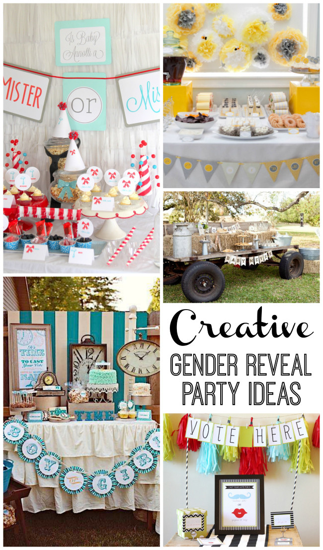 Creative Gender Reveal Party Ideas
 Super Creative Gender Reveal Parties Design Dazzle