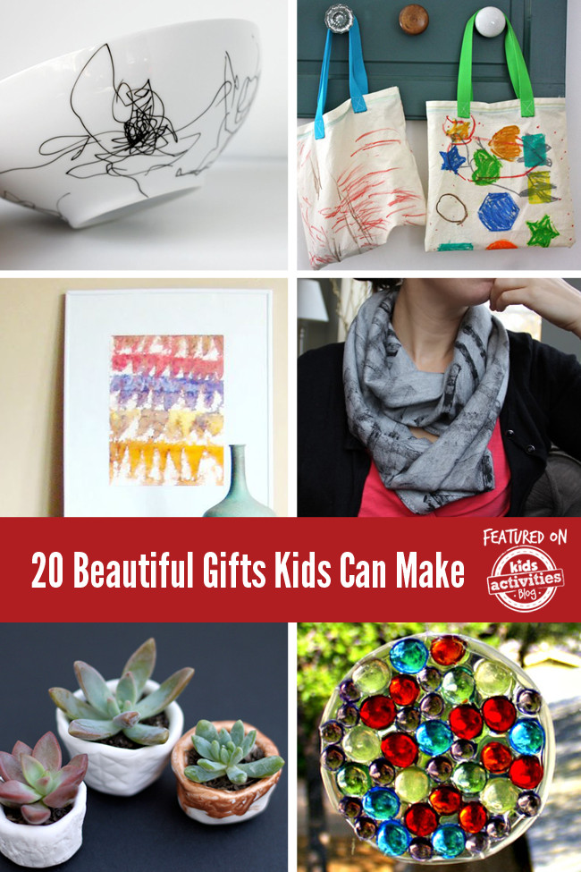 Creative Gifts For Kids
 20 Beautiful Gifts Kids Can Make