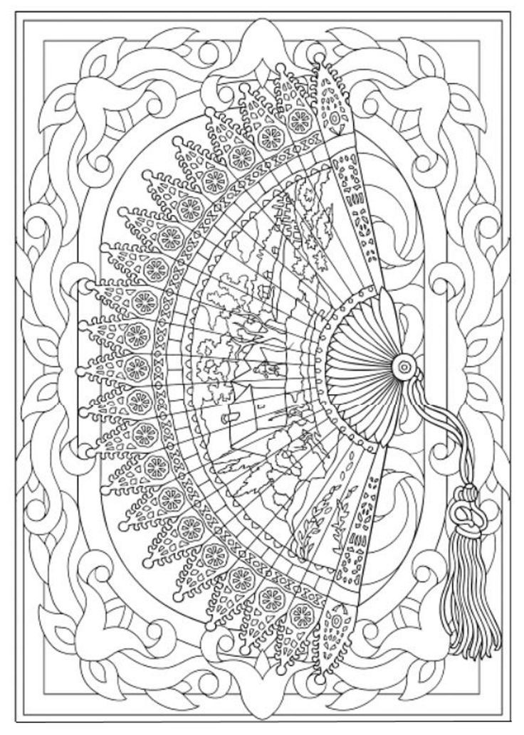 Creative Haven Coloring Books For Adults
 Creative Haven Vintage Hand Fans Coloring Book Dover