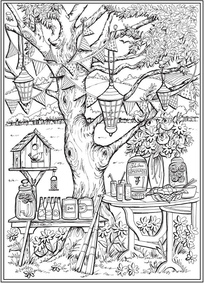 Creative Haven Coloring Books For Adults
 Page 1 of 7 COUNTRY CHARM a Creative Haven Coloring Book