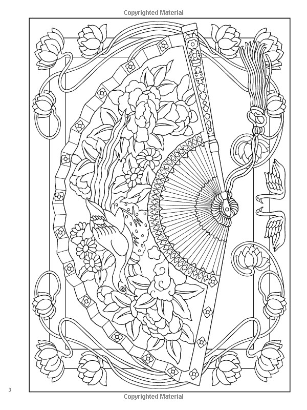 Creative Haven Coloring Books For Adults
 Creative Haven Vintage Hand Fans Coloring Book Creative