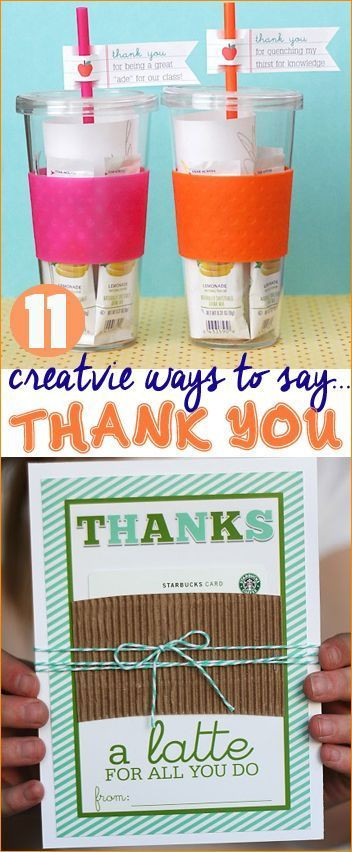 Creative Thank You Gift Ideas
 Creative Ways to Say Thank You Gift Ideas