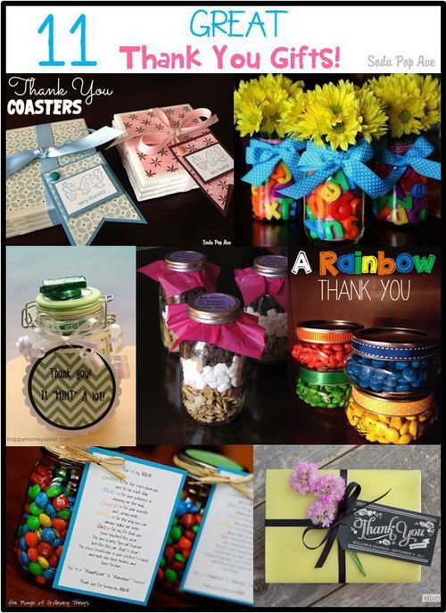 Creative Thank You Gift Ideas
 11 Easy and Cute Thank You Gift Ideas