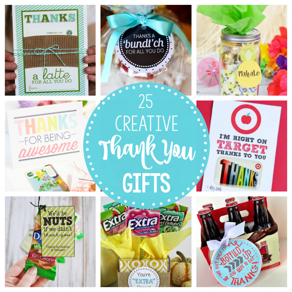 Creative Thank You Gift Ideas
 25 Creative & Unique Thank You Gifts – Fun Squared