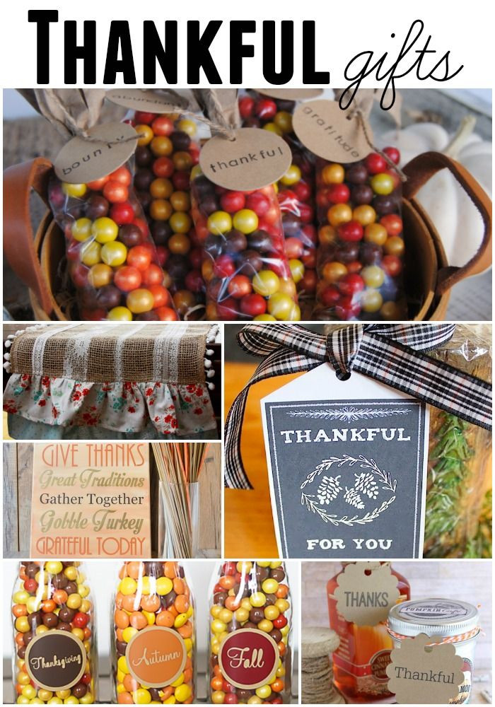 Creative Thanksgiving Gift Ideas
 Thankful Thanksgiving Gifts