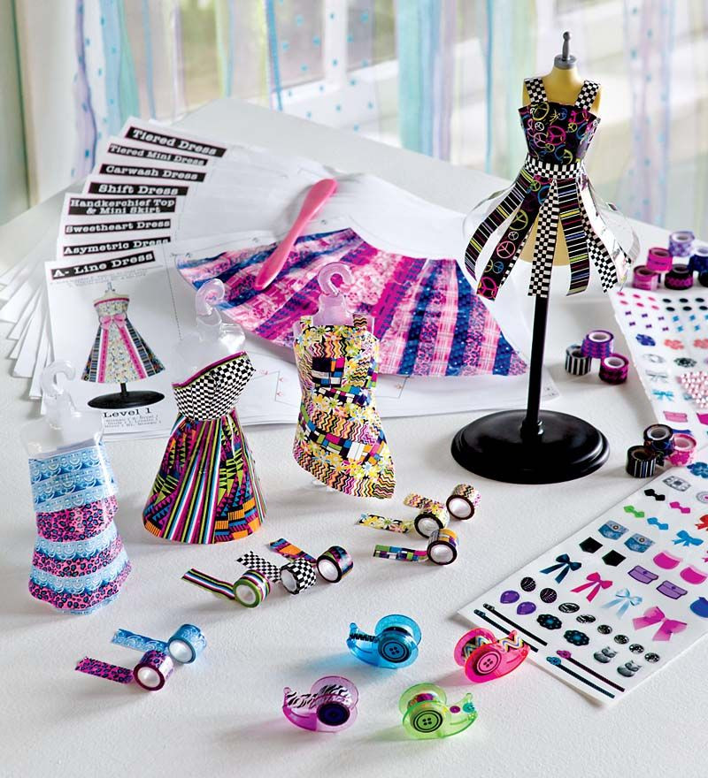 Creativity For Kids Fashion Design
 Tapeffiti Fashion Design Doll Clothes Challenge