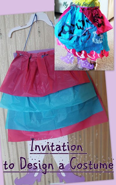 Creativity For Kids Ultimate Fashion Designer
 Clothing Preschool Theme Invitation to Design a Costume