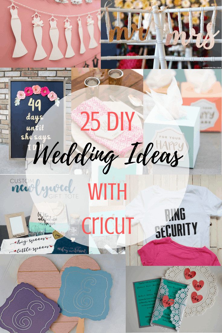 Cricut Wedding Gift Ideas
 25 DIY Wedding Ideas With Cricut Tastefully Frugal