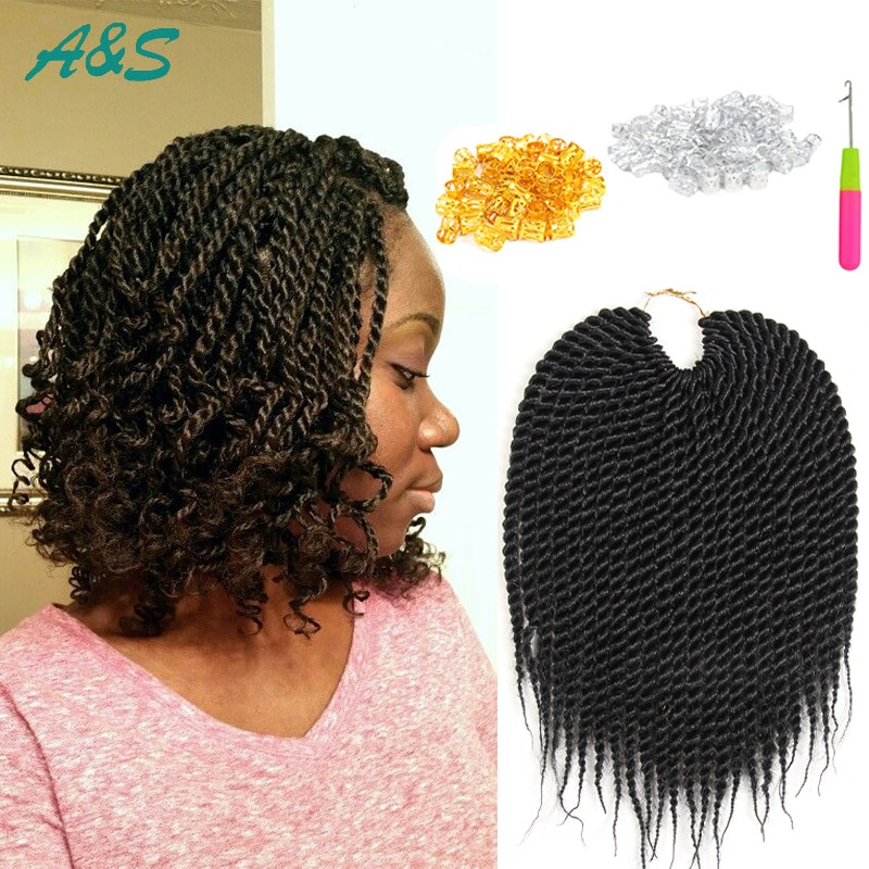 Crochet Braids Senegalese Twist Hairstyles
 10" thin and short senegalese twist hair micro crochet