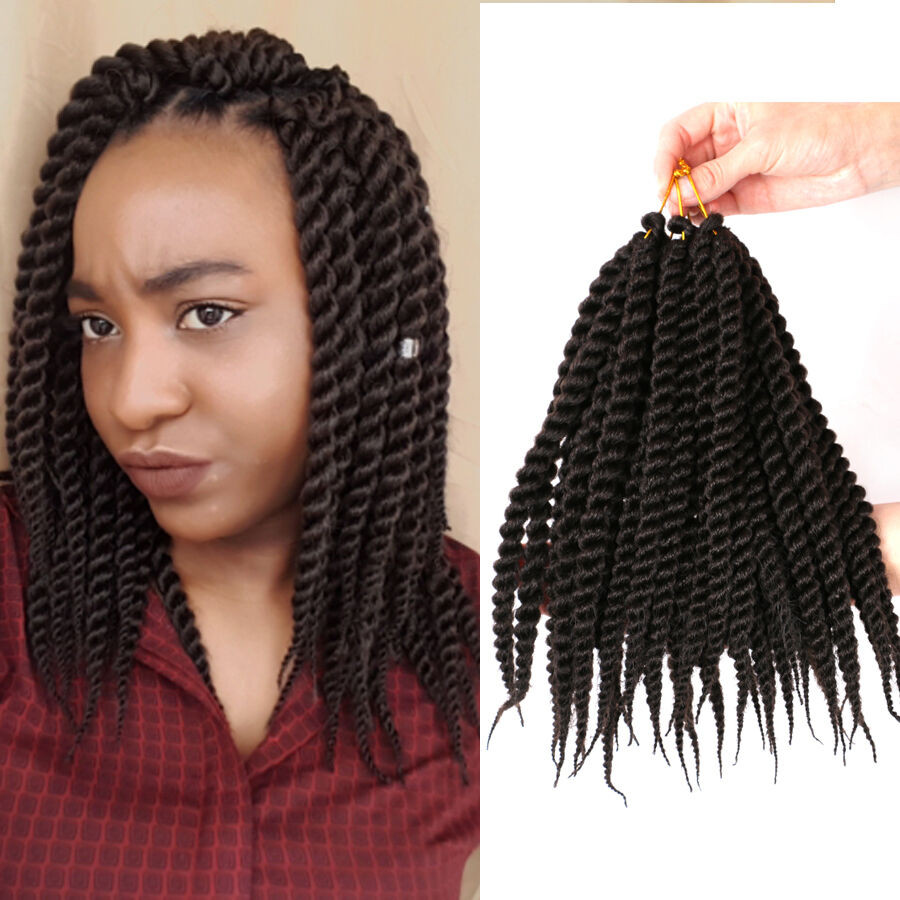 Crochet Braids Senegalese Twist Hairstyles
 12" Crochet Senegalese Twist Hair Kanekalon Brown