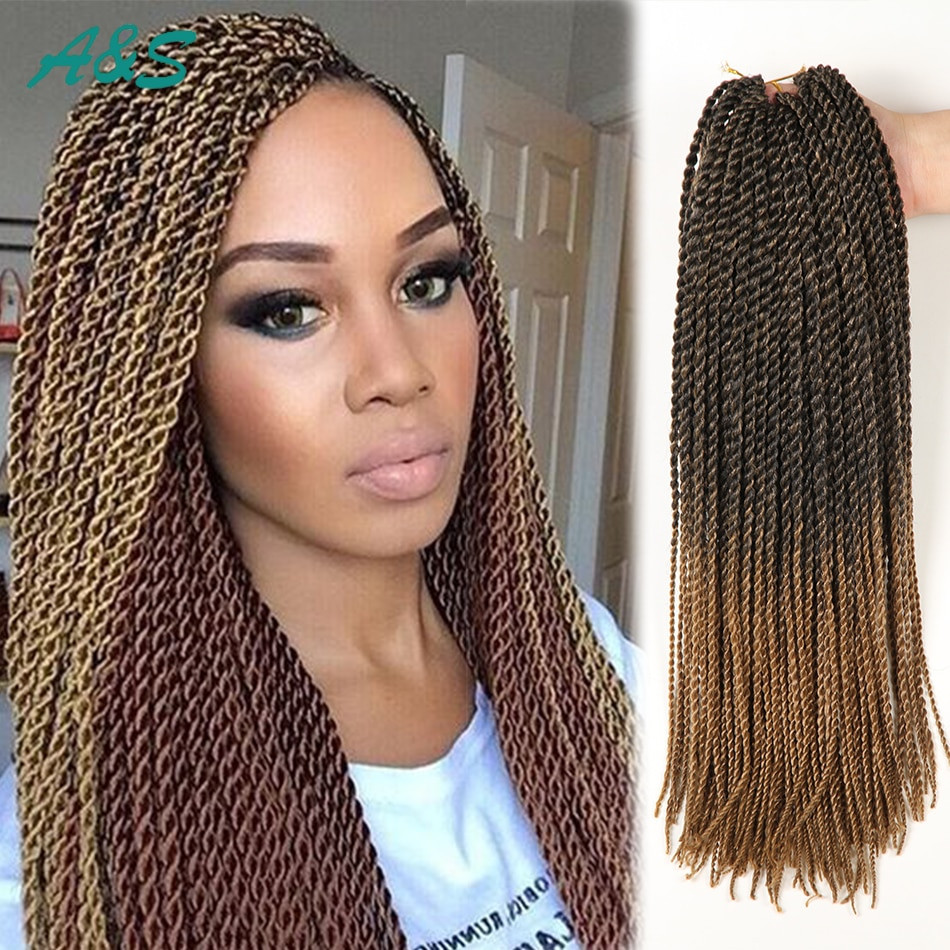 Crochet Braids Senegalese Twist Hairstyles
 y 11 colors crochet hair 18 inch thin senegalese twist