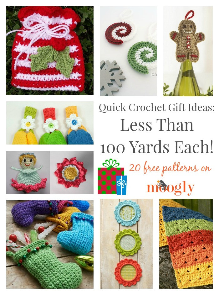 Crochet Christmas Gift Ideas
 Quick Crochet Gift Ideas Less Than 100 Yards Each