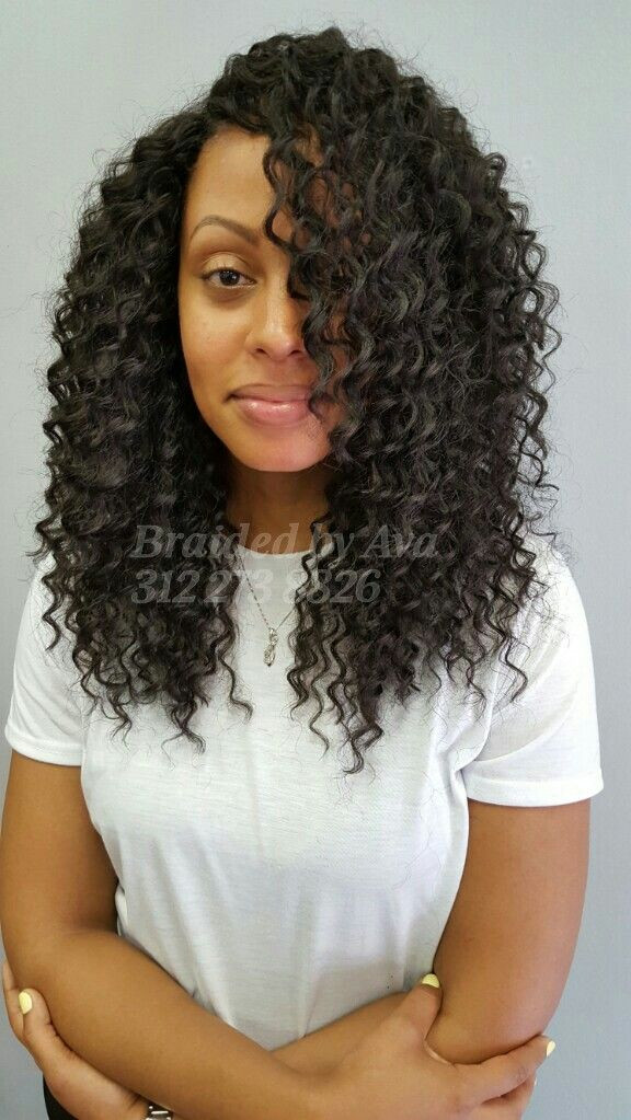 Crochet Wet And Wavy Hairstyles
 Wet and wavy crochet intstall Chicago based stylist 312