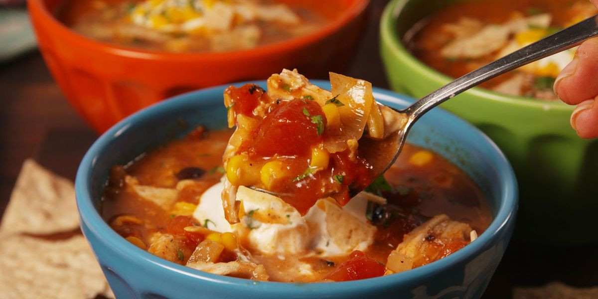 Crockpot Chicken Enchilada Soup
 Best Crock Pot Chicken Enchilada Soup Recipe How to Make