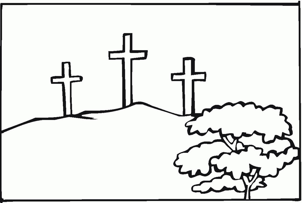Cross Coloring Pages For Kids
 Download Good Friday Printable Coloring Pages for Kids