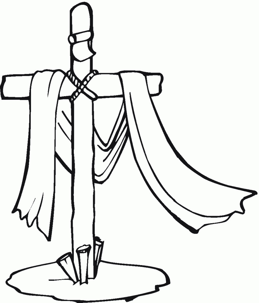 Cross Coloring Pages For Kids
 Free Printable Cross Coloring Pages For Kids