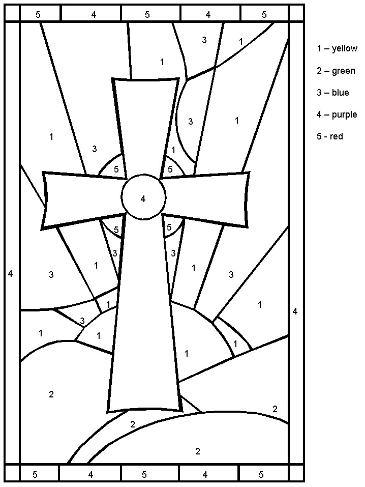 Cross Coloring Pages For Kids
 Cross Cbn Coloring Pages coloring page & book for kids