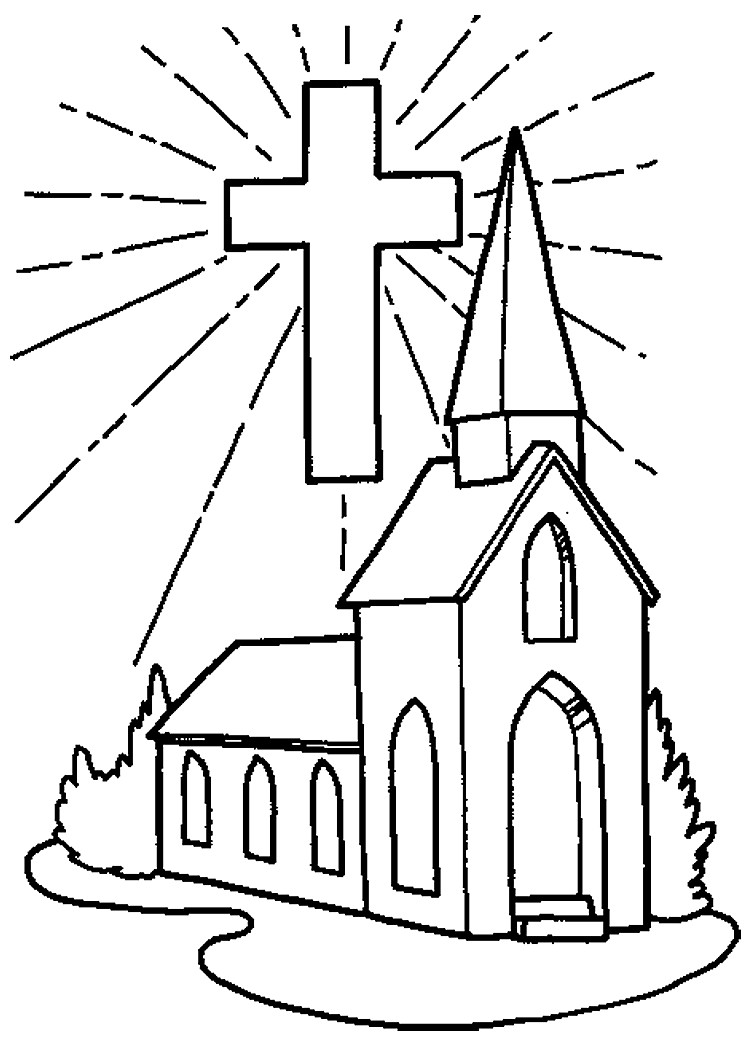 Cross Coloring Pages For Kids
 Free Printable Cross Coloring Pages For Kids