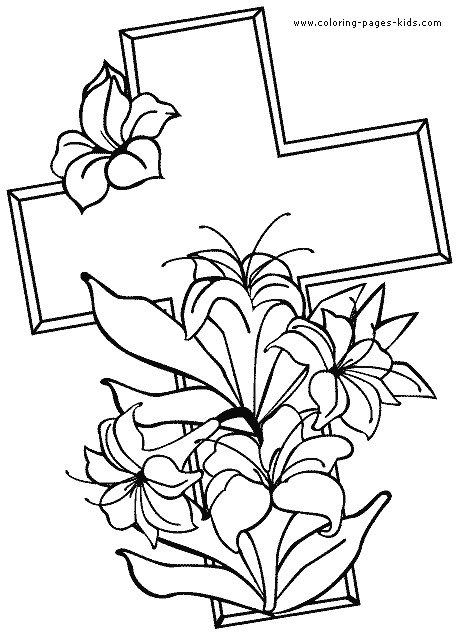 Cross Coloring Pages For Kids
 Tattoo Designs religious easter clipart