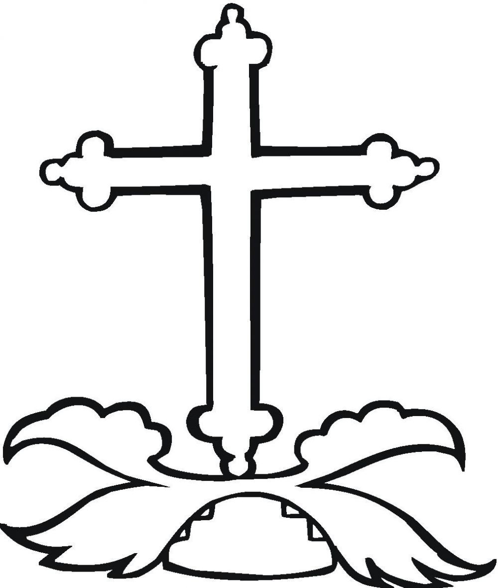 Cross Coloring Pages For Kids
 Free Printable Cross Coloring Pages For Kids