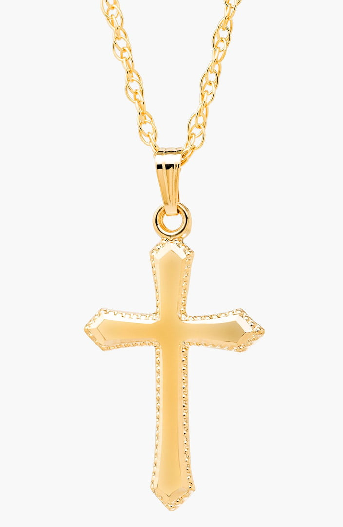 Cross Necklace For Girl
 Mignonette 14k Gold Cross Necklace Girls