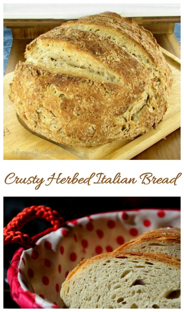 Crusty Italian Bread Recipe
 Italian Bread Recipe How to make Crusty Herb Bread