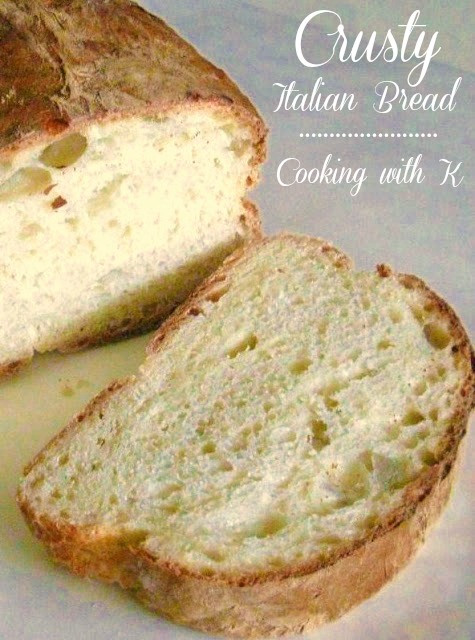 Crusty Italian Bread Recipe
 Cooking with K Crusty Italian Bread C r a z y Easy To Make