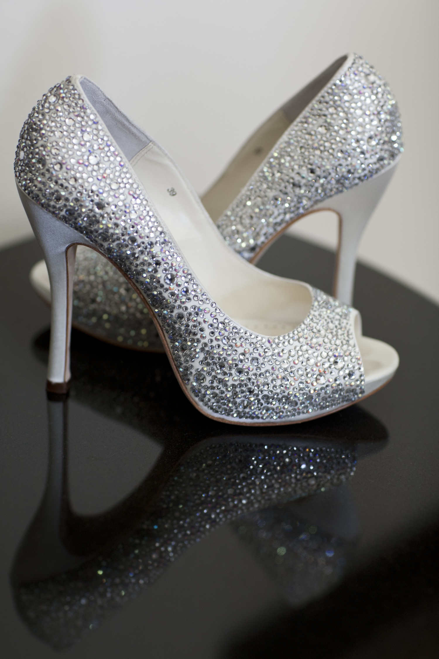 Crystal Heels Wedding Shoes
 Crystal embellished glam bridal shoes