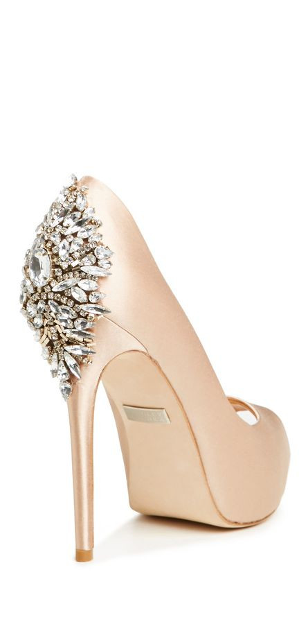 Crystal Heels Wedding Shoes
 Crystal heel jeweled pumps stunning