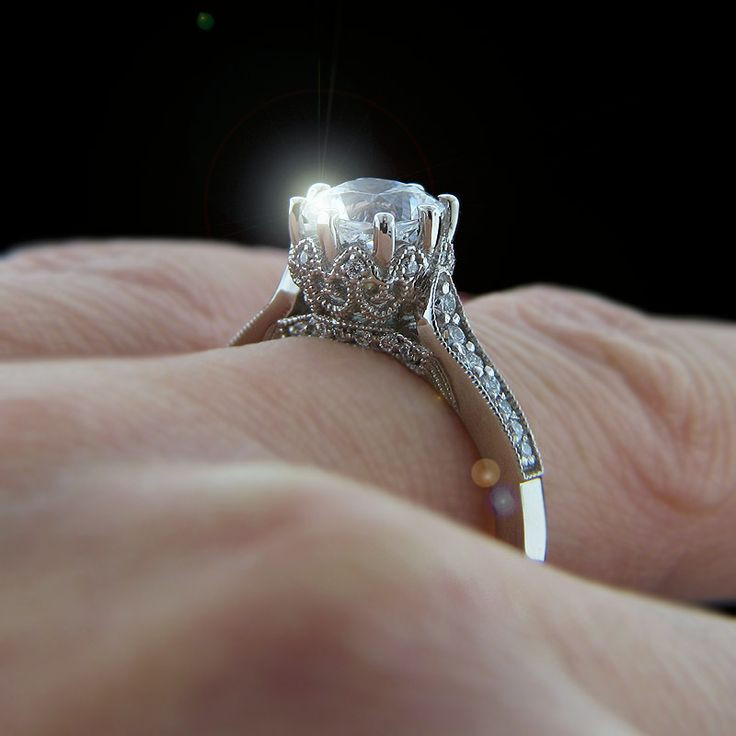 Cultured Diamond Engagement Rings
 17 Best images about Custom Rings on Pinterest